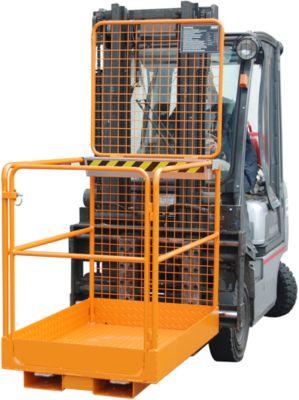Sicherheitskorb Siko/L, L 1290 X B 800 X H 1995 Mm, Orange
