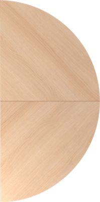 Ansatztisch Breno, FüR Schreibtische Breno, ⌀ 1600 Mm, Eiche/Graphit