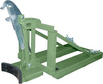 Bauer Fasslifter RS-I/D 91, FüR Stapler, 1 X 110 Bis 200-L-DeckelfäSser, L 1285 X B 585 X H 810 Mm, Bis 800 Kg, Stahl, ResedagrüN