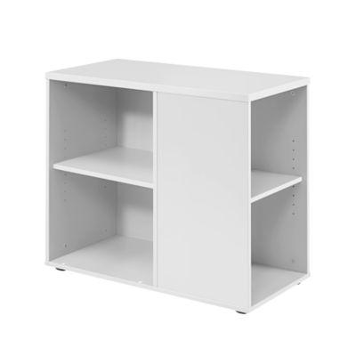 Anstellcontainer Tara, 4 Offene RegalfäCher, B 400 X T 800 X H 720 Mm, Lichtgrau