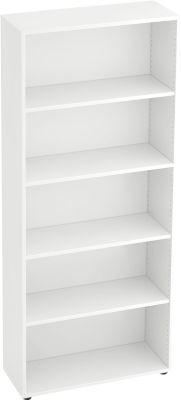 Regal FüR Anbauwand Tara, 5 OrdnerhöHen, Stapelbar, B 800 X T 330 X H 1880 Mm, Weiß