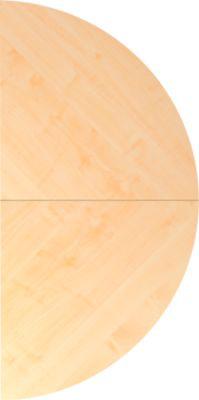 Ansatztisch Breno, FüR Schreibtische Breno, ⌀ 1600 Mm, Ahorn/Graphit