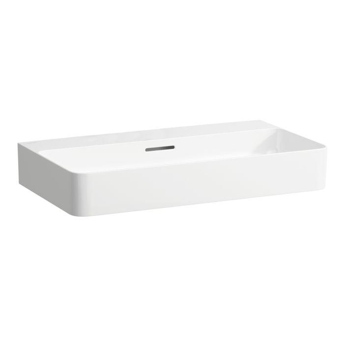 Laufen Val Aufsatzwaschtisch 8162854001091 75 X 42 Cm, Ohne Hahnloch, Mit ÜBerlauf