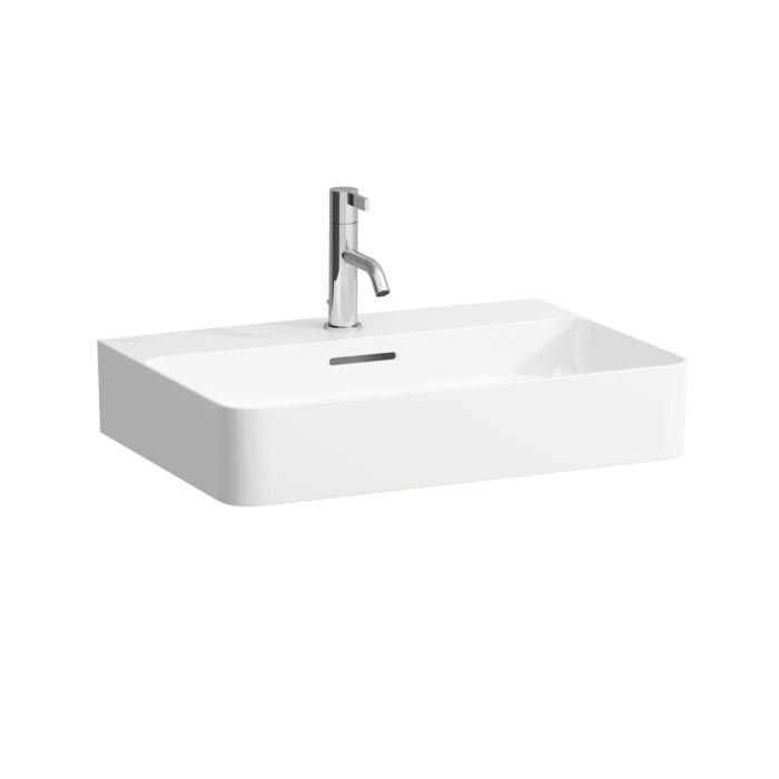Laufen Val Aufsatz-Waschtisch 8162834001041, Lcc, 60X42Cm, Mit Hahnloch Und ÜBerlauf, Saphirkeramik