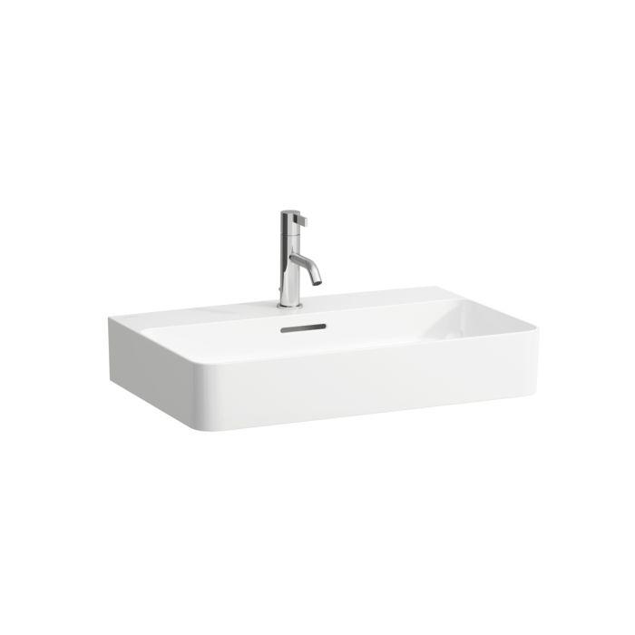 Laufen Val Aufsatz Waschtisch 8162840001081, 65X42Cm, 3 HahnlöCher Und ÜBerlauf, Saphirkeramik