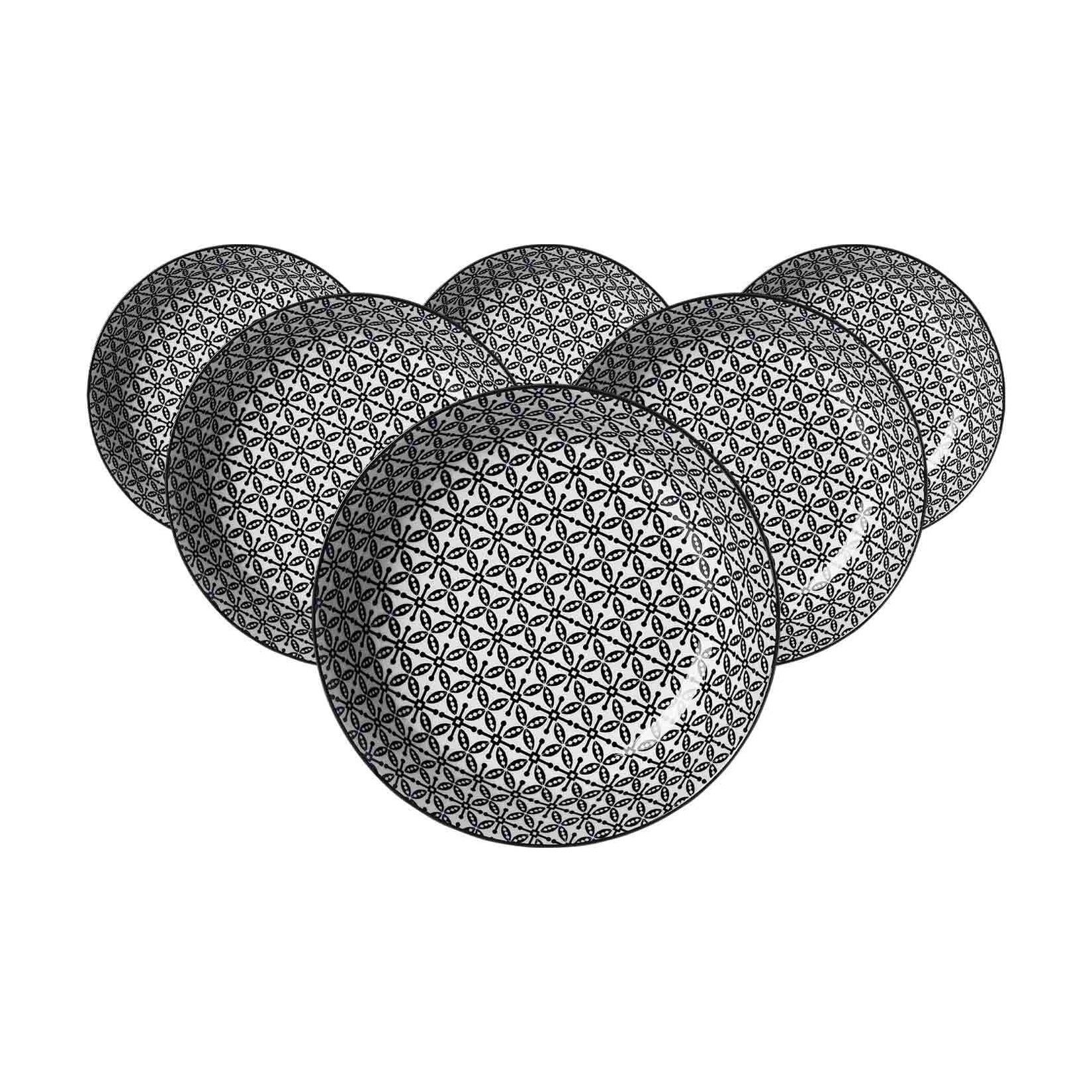 Ritzenhoff & Breker Suppenteller Takeo Leaves ø 20,5 cm 6er Set