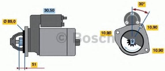 Bosch Starter 0 986 013 490