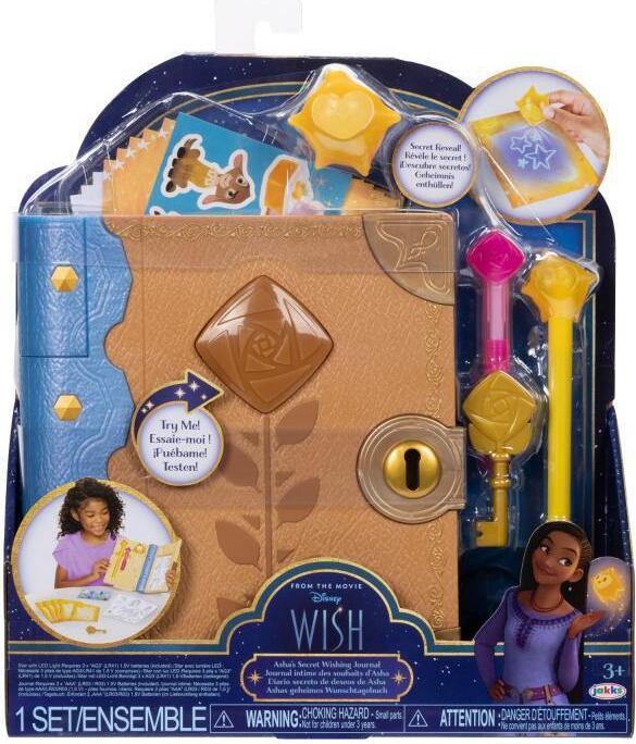 Diario Dei Desideri Segreti Di Asha Disney Con Caratteristiche E Accessori Diario Dei Desideri Segreti Dorato Taglia Unica