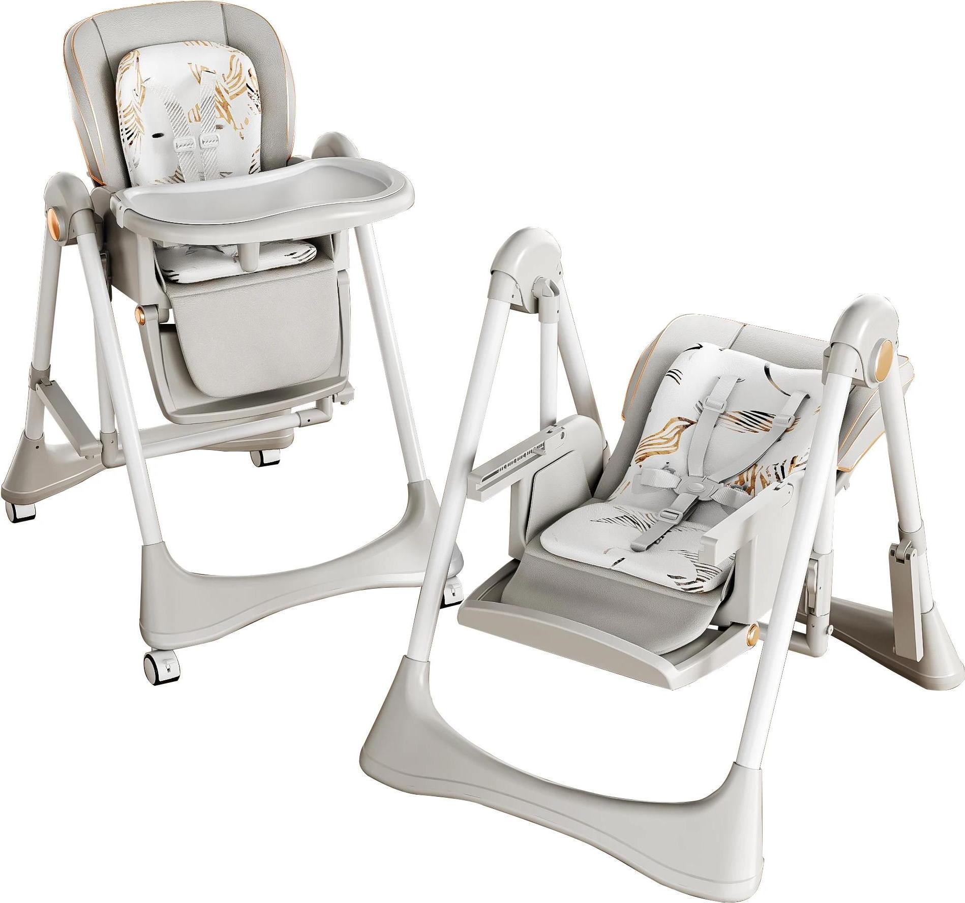 Seggiolone, Seduta Confortevole, Facile Da Pulire, CZY8121-GREY