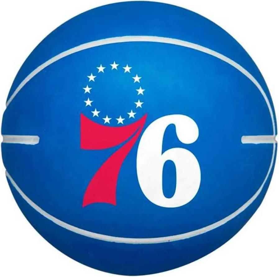 Wilson Nba Dribbler Philadelphia 76Ers Basketball Blau Blau Taglia Unica