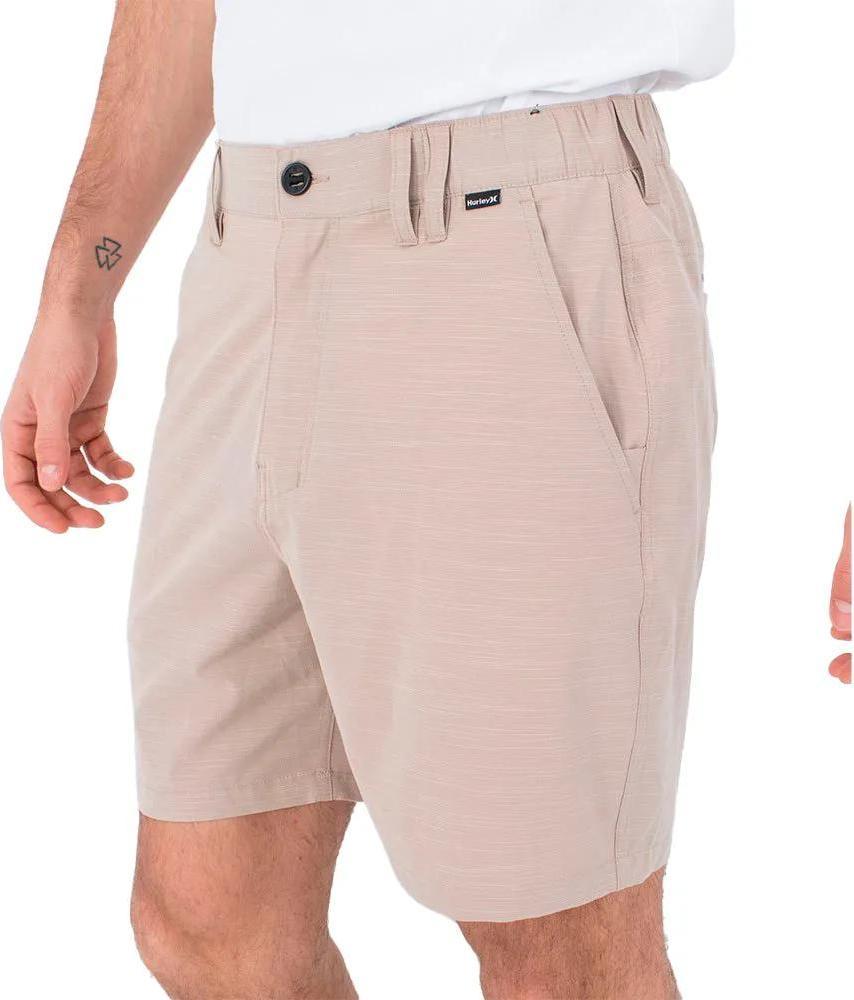 Hurley Phantom Slub 3/4 Waistband 18'' Pantaloncini Da Bagno Beige 34 Uomo Beige 34