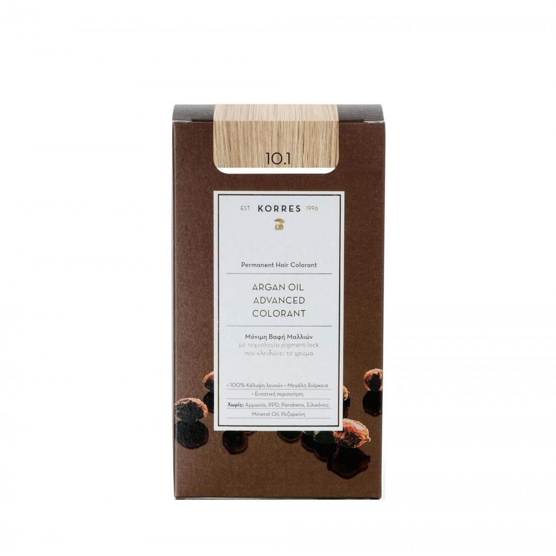 Korres Olio Di Argan Colorante 10.1 Marrone 145Ml