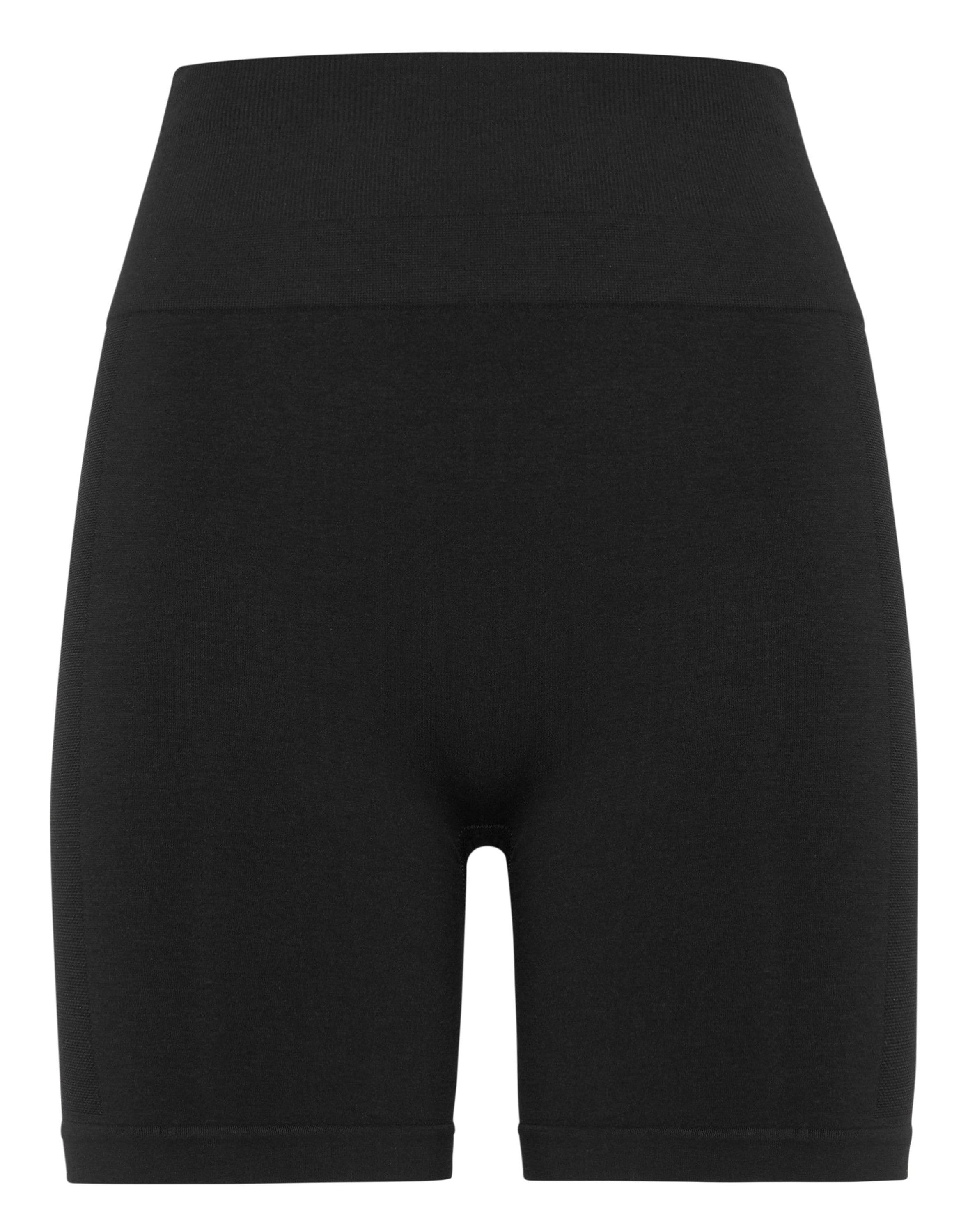 Shorts Plein Sport "Logo", Damen, Gr. M, Us-GrößEn, Schwarz (02, Schwarz), Obermaterial: 53% Polyamid, 37% Polyester, 10% Elasthan, Hosen Shorts