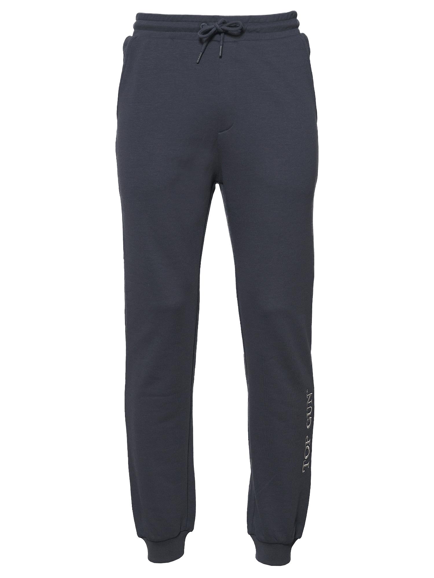 Jogginghose Top Gun "TG24039", Herren, Gr. 50 (M), Us-GrößEn, Blau (Navy), Obermaterial: 60% Baumwolle, 40% Polyester, Hosen Jogginghose