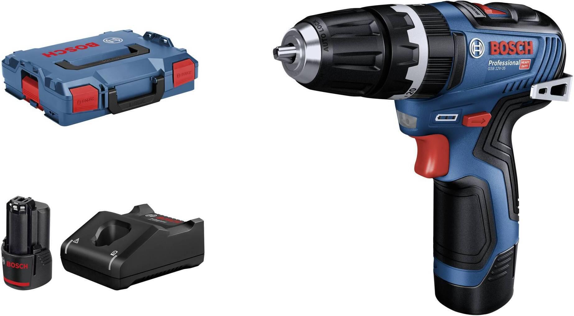 Bosch 06019J90000 Bosch Gsb 12V-35 Kit Akku-Schlagbohrschrauber