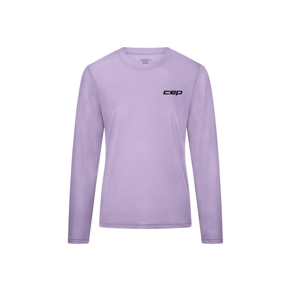 Cep Damen Core Run Shirt Long Sleeve lila