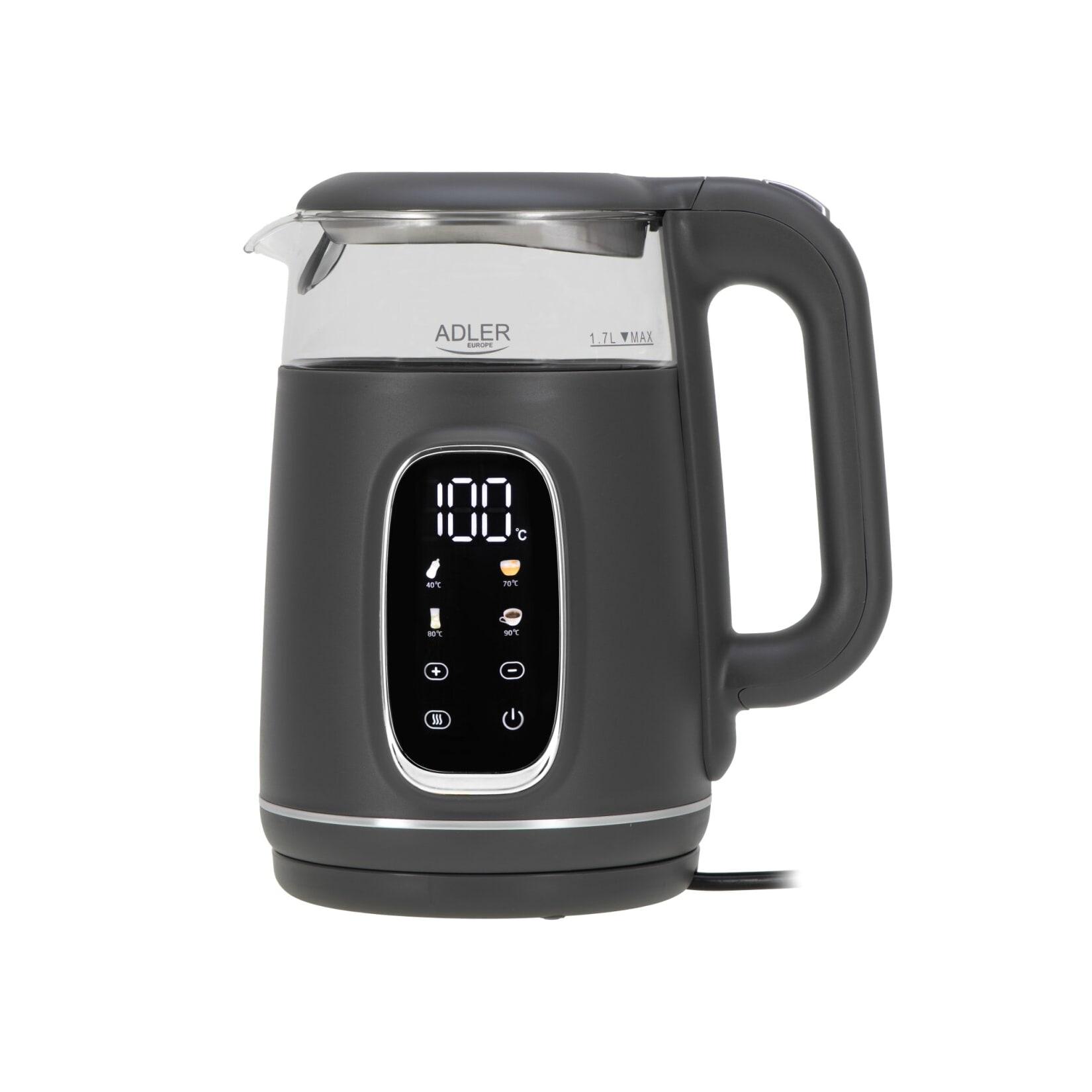 AD 1305 GS Wasserkocher 2200 W - 5 Temperatureinstellungen, 360°-Sockel