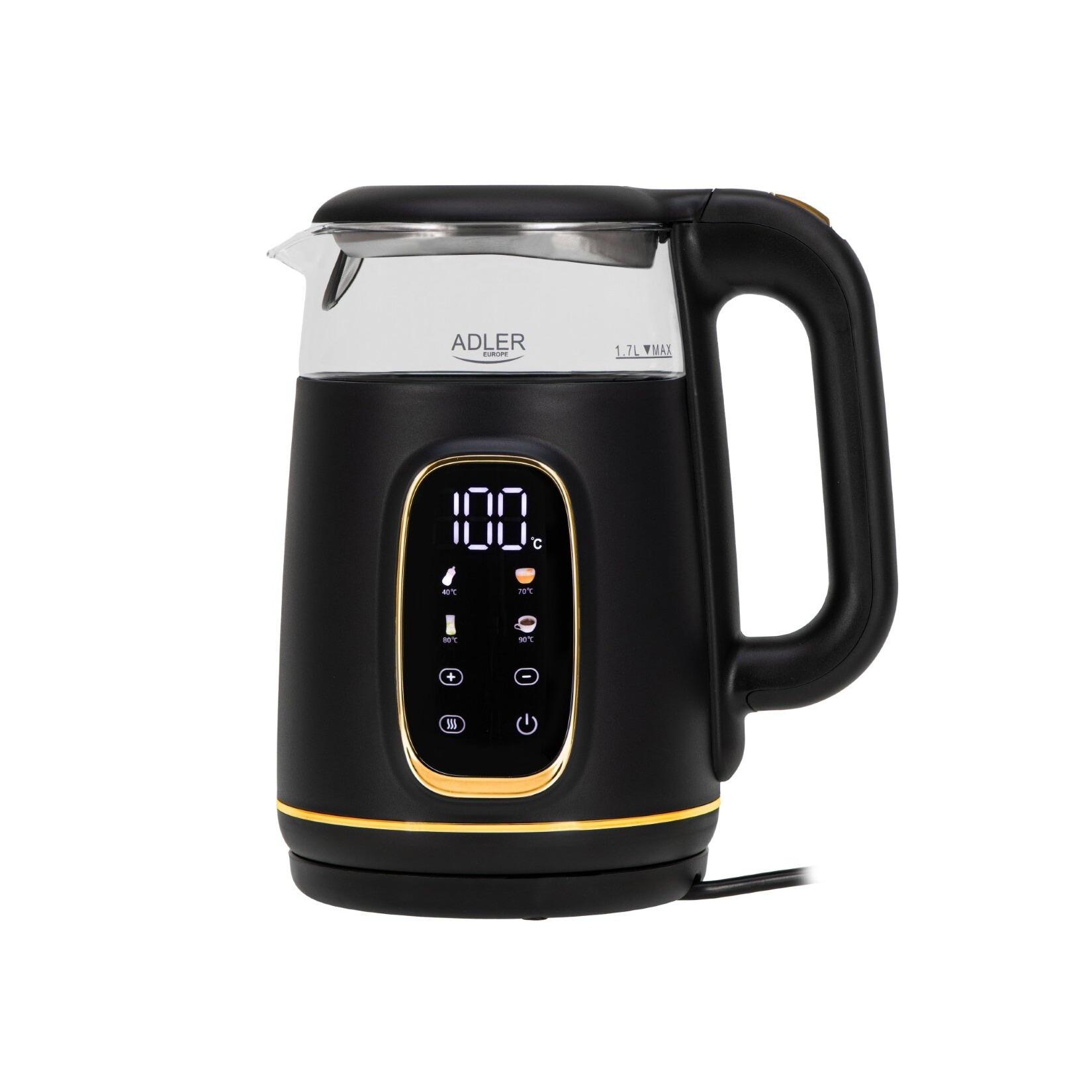 AD 1305 BG Wasserkocher 2200 W - 5 Temperatureinstellungen, 360°-Sockel