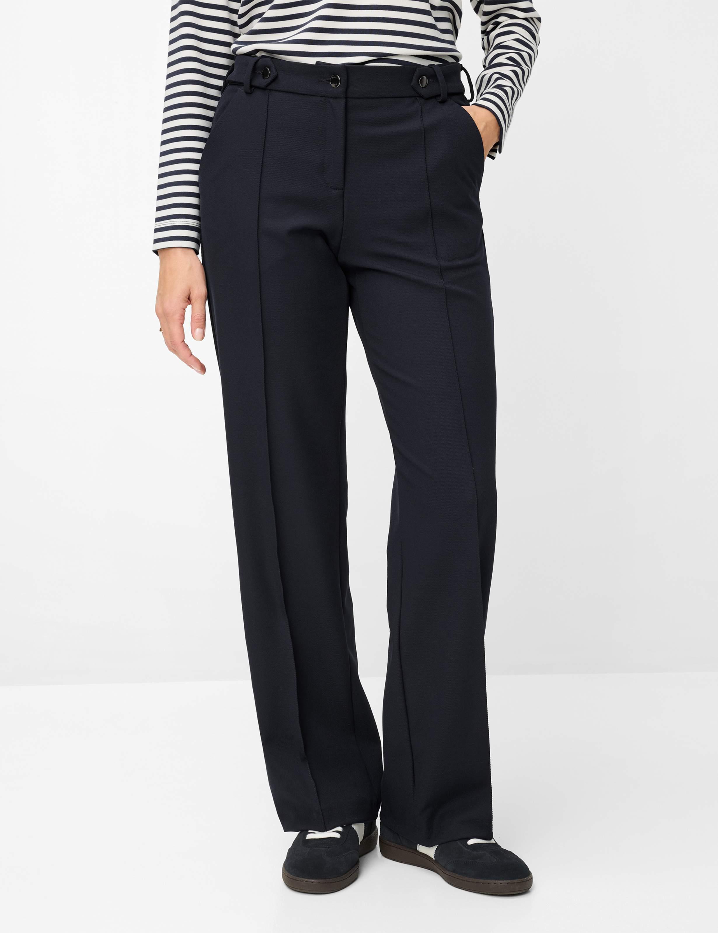 Brax Dames Palazzo-broek Style MAINE NAVY, donkerblauw,