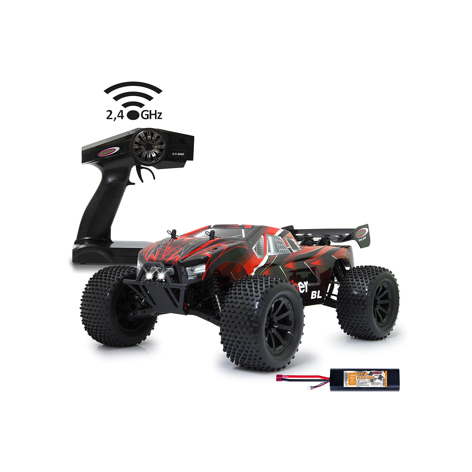 JAMARA-59740-Brecter Truggy BL 4WD 1:10 Lipo 2,4GHz mit LED