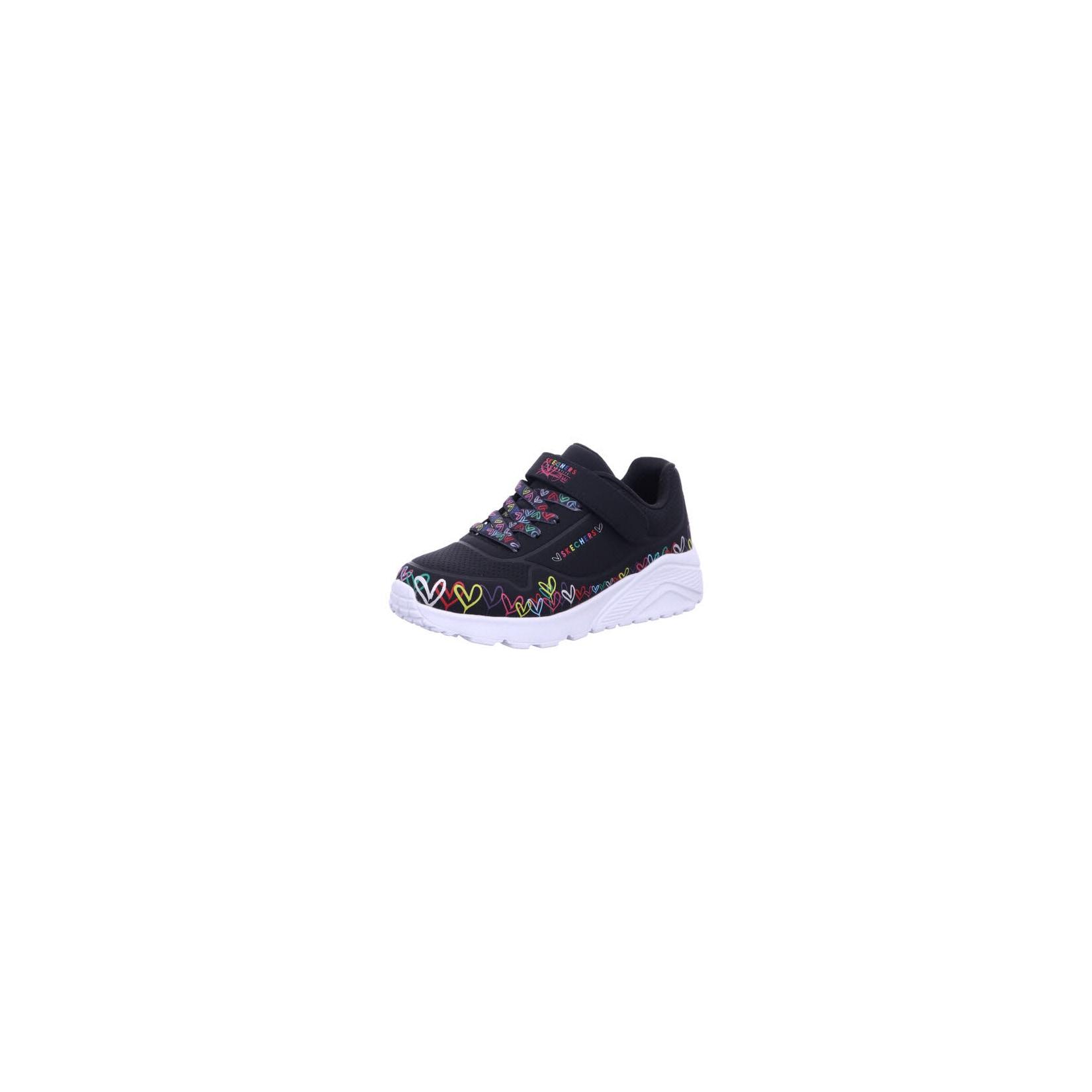 Skechers 314091L BKMT UNO LITE - HEART CRAZE Schwarz Shoes Gr. 30