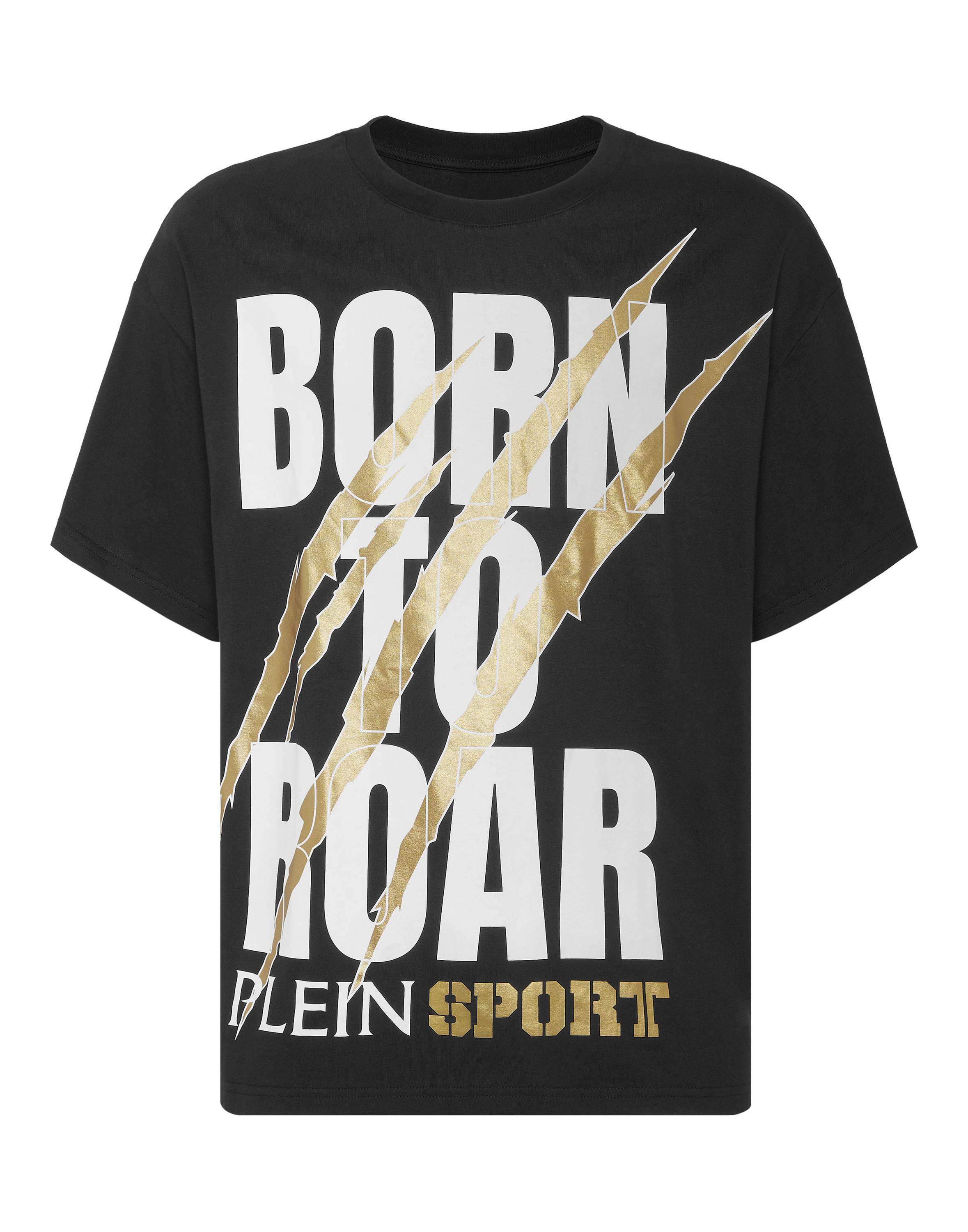 T-Shirt Plein Sport "Scratch", Jungen, Gr. Xxl, 0293, Schwarz, Lightgold, Obermaterial: 100% Baumwolle, Shirts T-Shirt