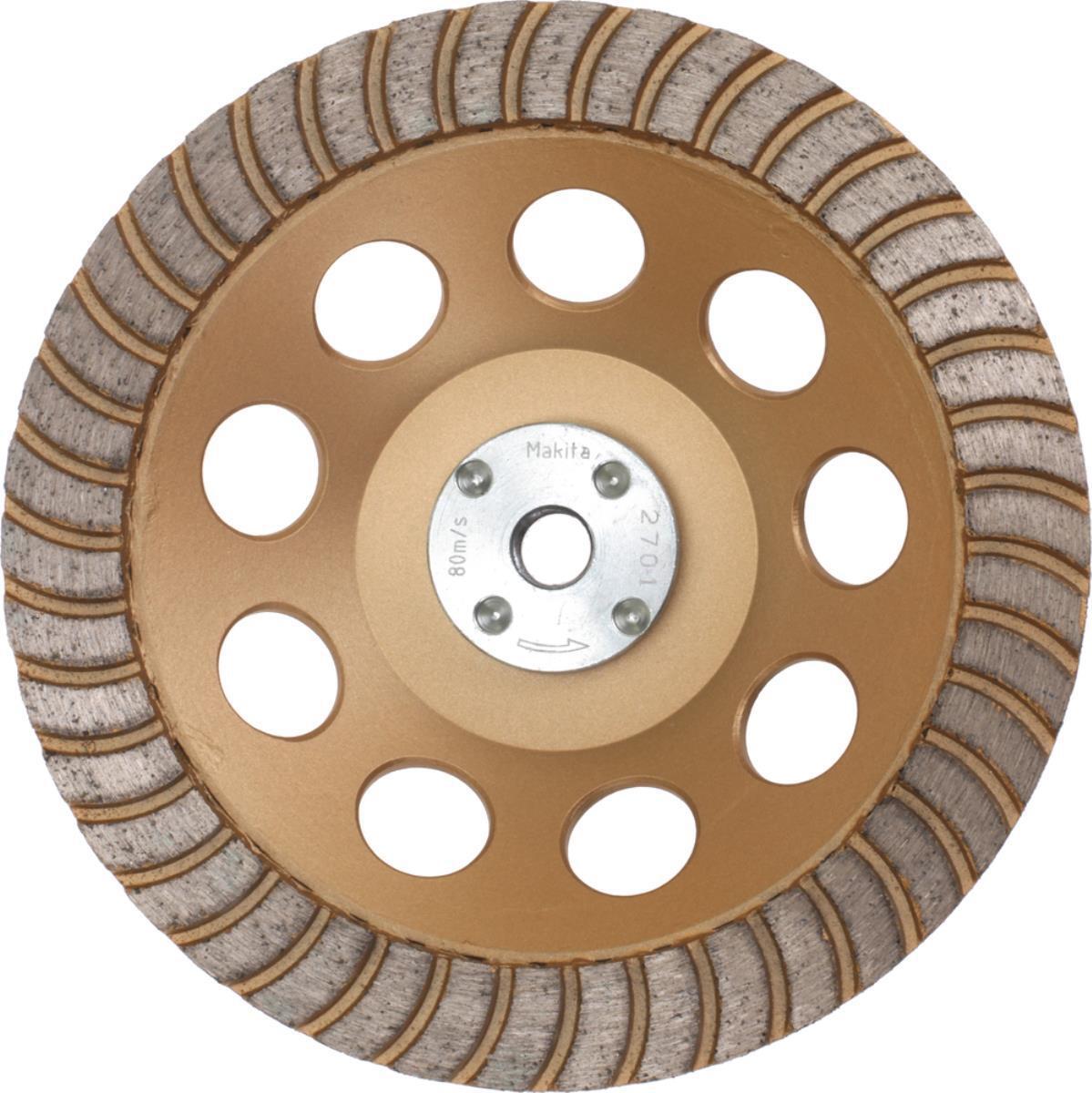 Makita Disco Diamantato Con Ammortizzazione 125 Mm - M14 - Segmento Turbo