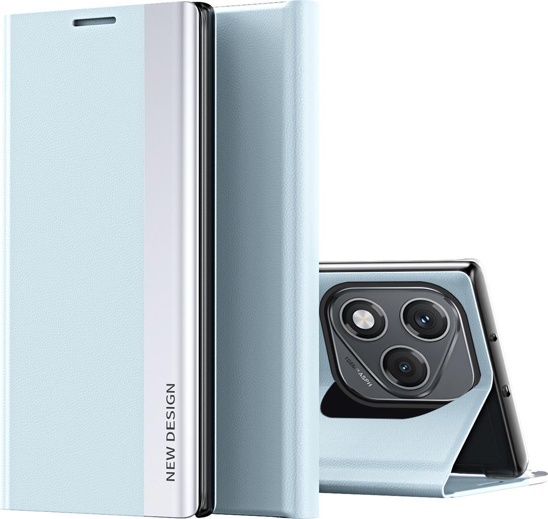 Custodia Per Honor 400 Lite Custodia Magnetica In Finto Cuoio Con Funzione Stand Blu