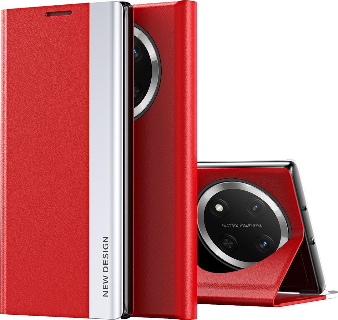 Custodia Per Honor X9C, Custodia Magnetica In Finto Cuoio Con Supporto A Ribalta Rosso