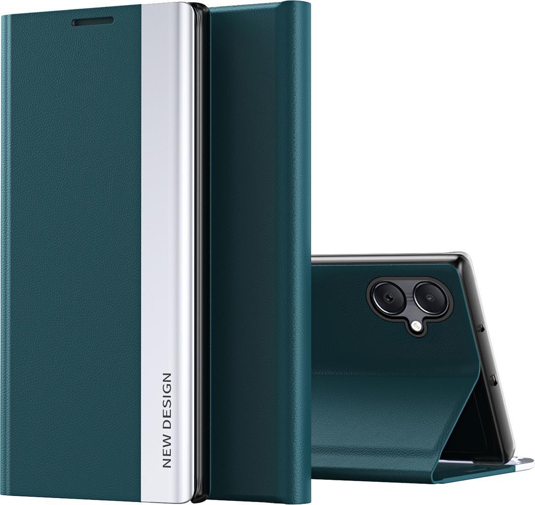 Custodia Per Samsung Galaxy A07 4G Custodia Magnetica In Finto Cuoio Con Funzione Stand Verde