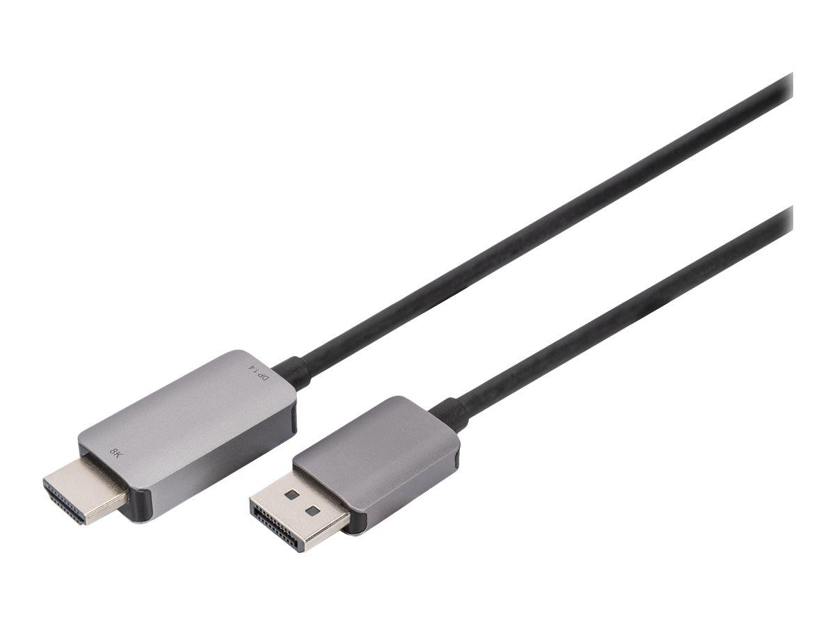 Digitus DB-340305-010-S Cavo Adattatore Digitus Displayport, Dp - Hdmi Tipo A, 8K, 1,0 M