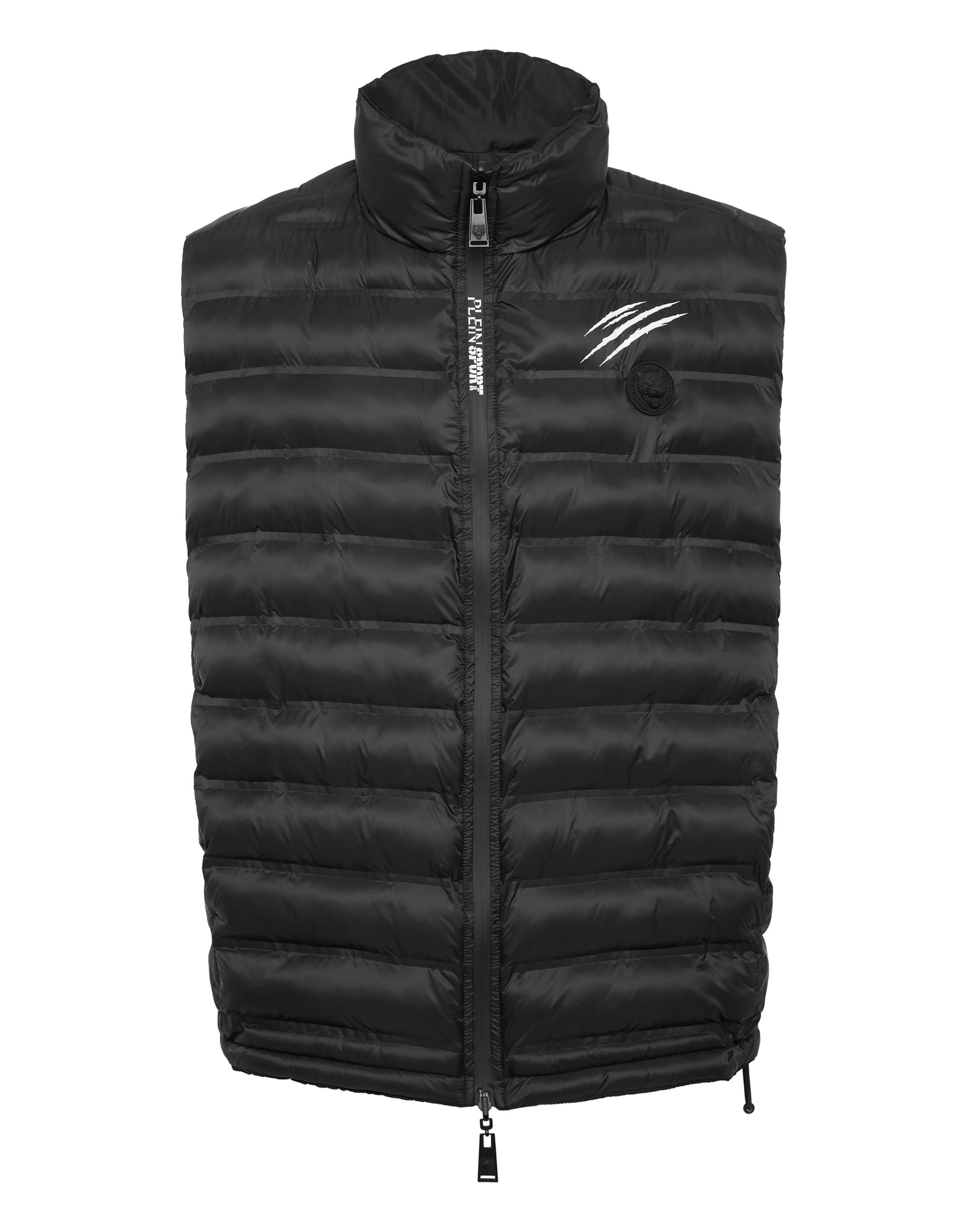 Kurzweste Plein Sport "Kurze Weste", Herren, Gr. S, Schwarz (02, Schwarz), Obermaterial: 100% Polyamid. Futter: 100% Polyester. FüLlung: 100% Polyester, Westen