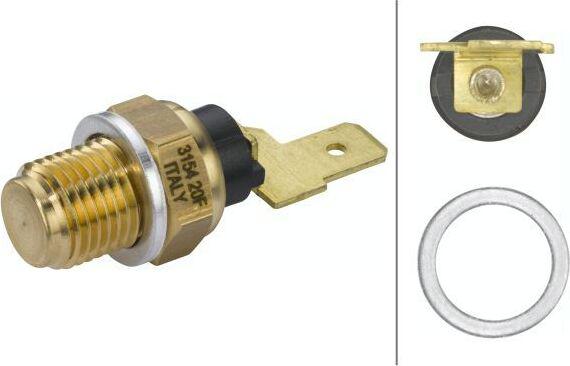 Hella 6PT 009 107-691 Sonda Della Temperatura Dell'olio
