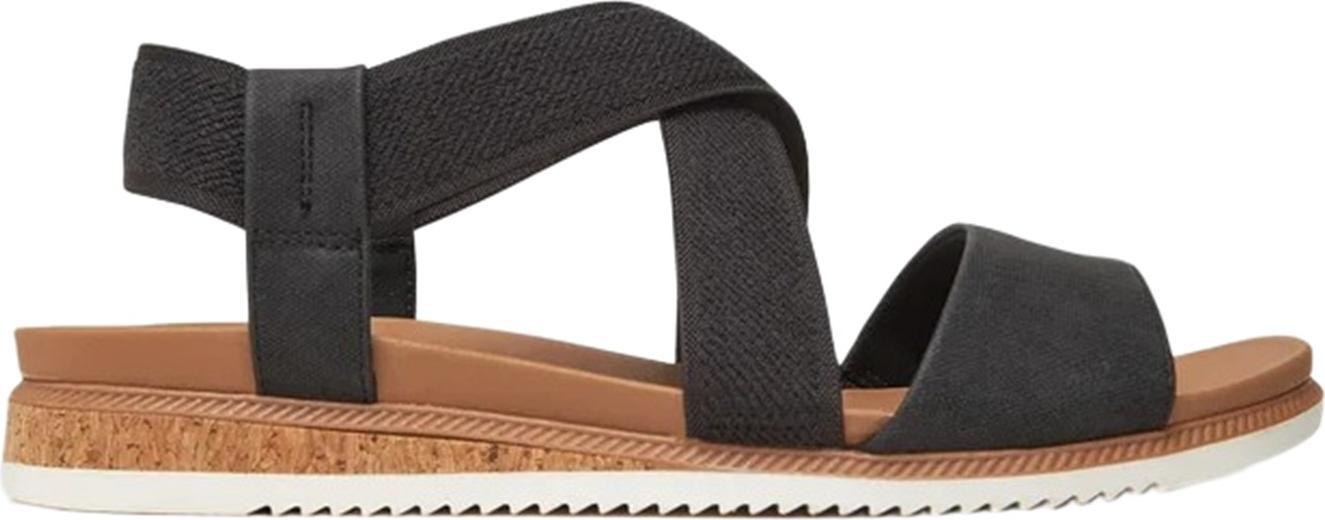 Skechers Bobs Desert Kiss Basso Sandali Donna Nero Taglia 37.5