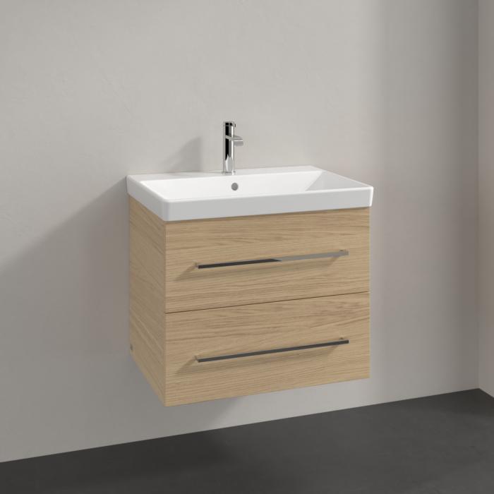 Villeroy Und Boch Avento Waschtisch-Unterschrank A89000VJ 63 X 51,4 X 45,2 Cm, 2 AuszüGe, WandhäNgend, Nordic Oak
