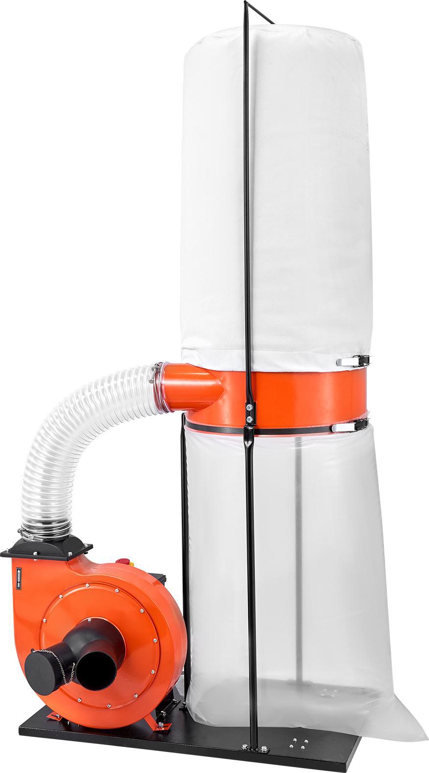 Sistema Di Aspirazione Vevor, Collettore Di Polveri Da 2,5 Micron Da 1868,91 M³/H, Sistema Di Raccolta Della Segatura Da 1,5 Hp Con Sacco Di Raccolta Polveri Da 132,5 L E Sacco Filtrante Da 159 L, Sistema Di Estrazione Dei Trucioli, Ideale Per L'estrazione Dei Trucioli