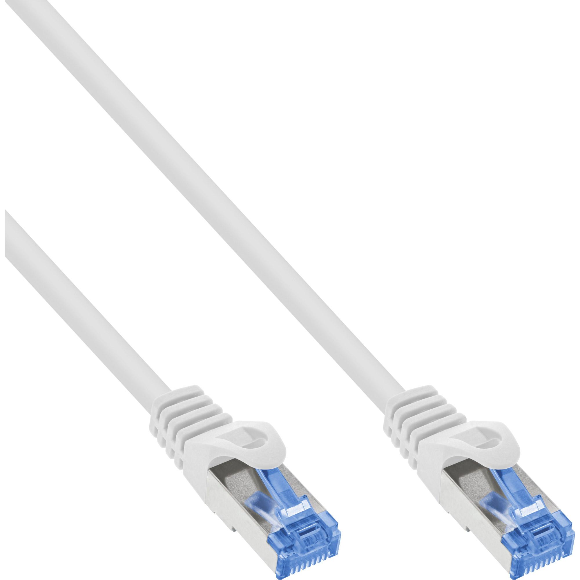 Cavo Patch Inline® 74800W, Cat.6A, S/Ftp, Tpe Flessibile, Bianco, 10 M
