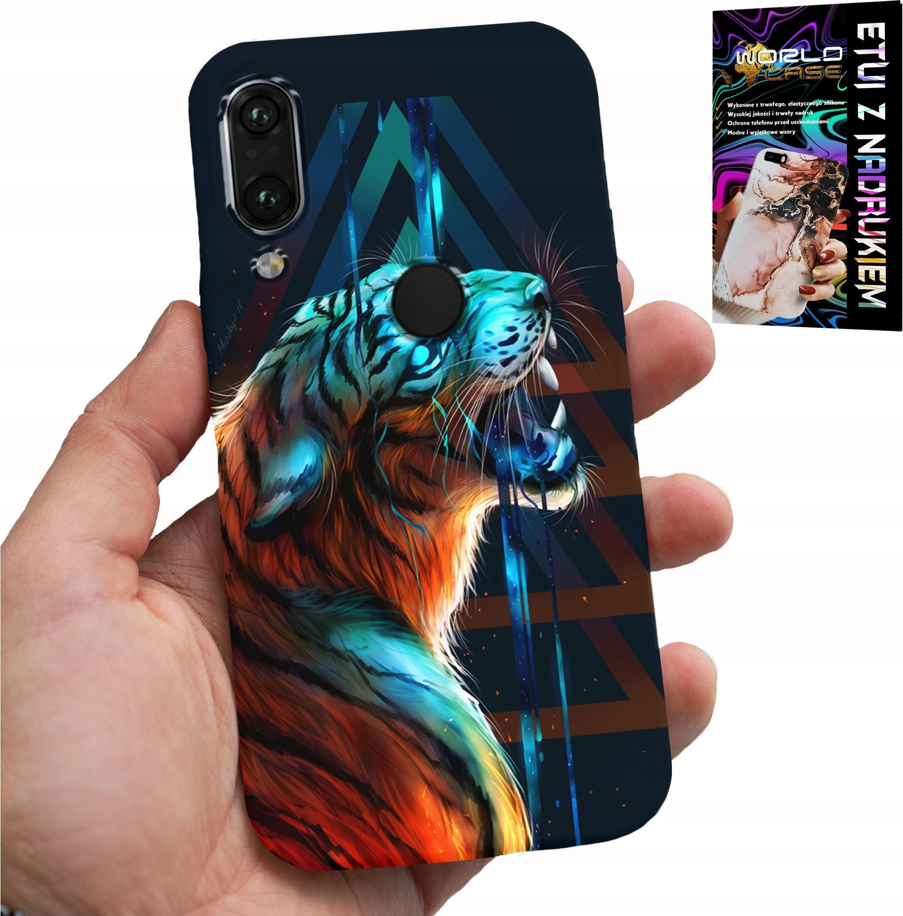 Custodia Per Huawei Y7 2019 - Design Di Custodie Per Uomini Tigre, Custodia