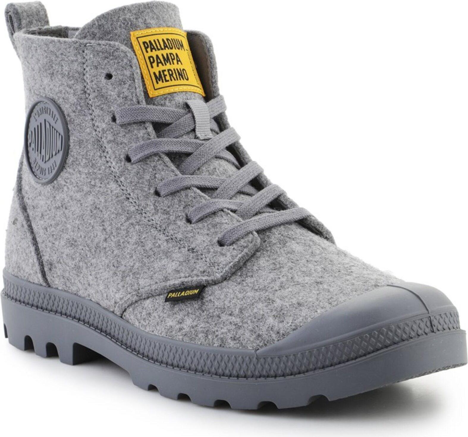 Scarpe Palladium Pampa Hi Merino Grey 74377027M