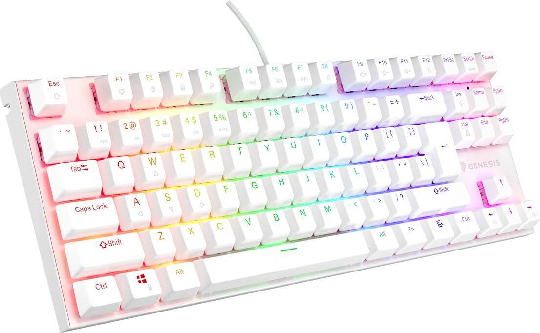 Genesis Genesis Thor 303 Tkl Tastiera Gaming Usb Qwerty Us International White