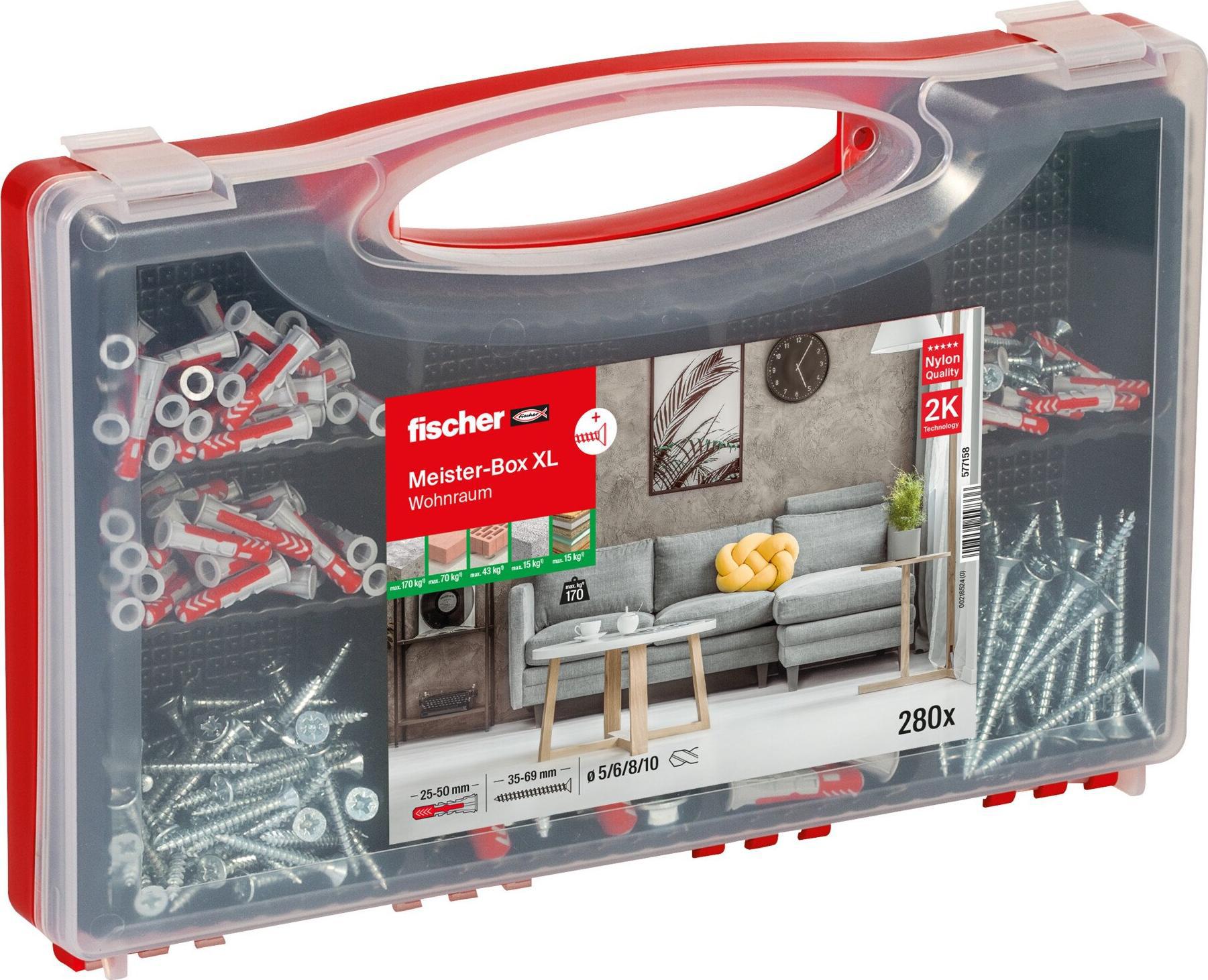Fischer Meister-Box Xl Zona Giorno + Viti (210 Pezzi)