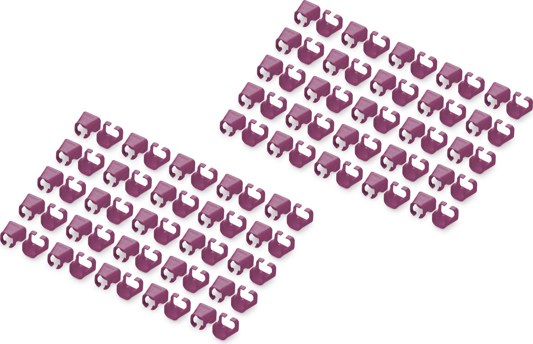 Digitus Digitus Clip Colorate Per Cavo Patch - Magenta