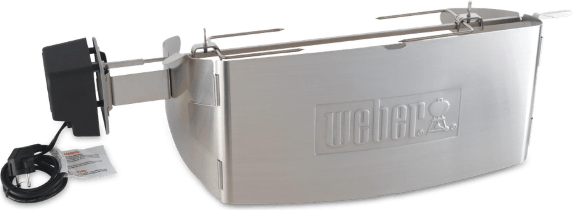 Weber 17561 Girarrosto Elettrico Compatibile Con Q 2000/200 Acciaio