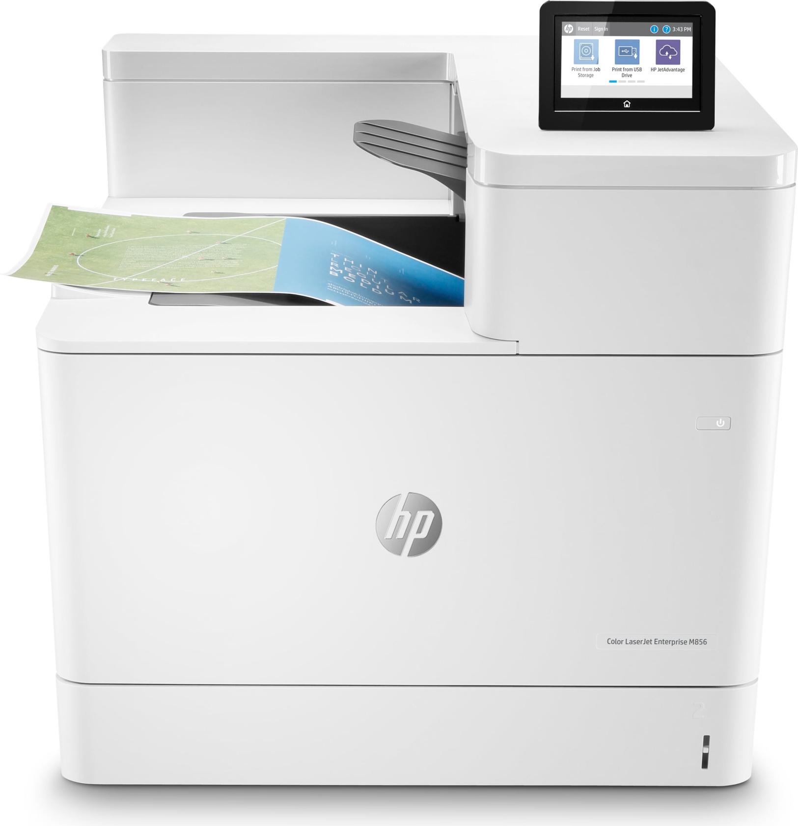 Hp Color Laserjet Enterprise M856Dn - Stampa - Stampa Fronte/Retro - Laser - Colore - 1200 X 1200 Dpi - A3 - 56 Pagine Al Minuto - Stampa Fronte/Retro