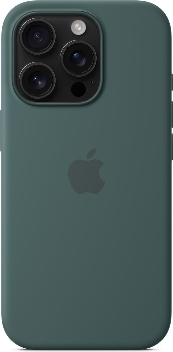 Apple Iphone 16 Pro Custodia In Silicone Magsafe? Verde Mare Custodie Accessori Wireless