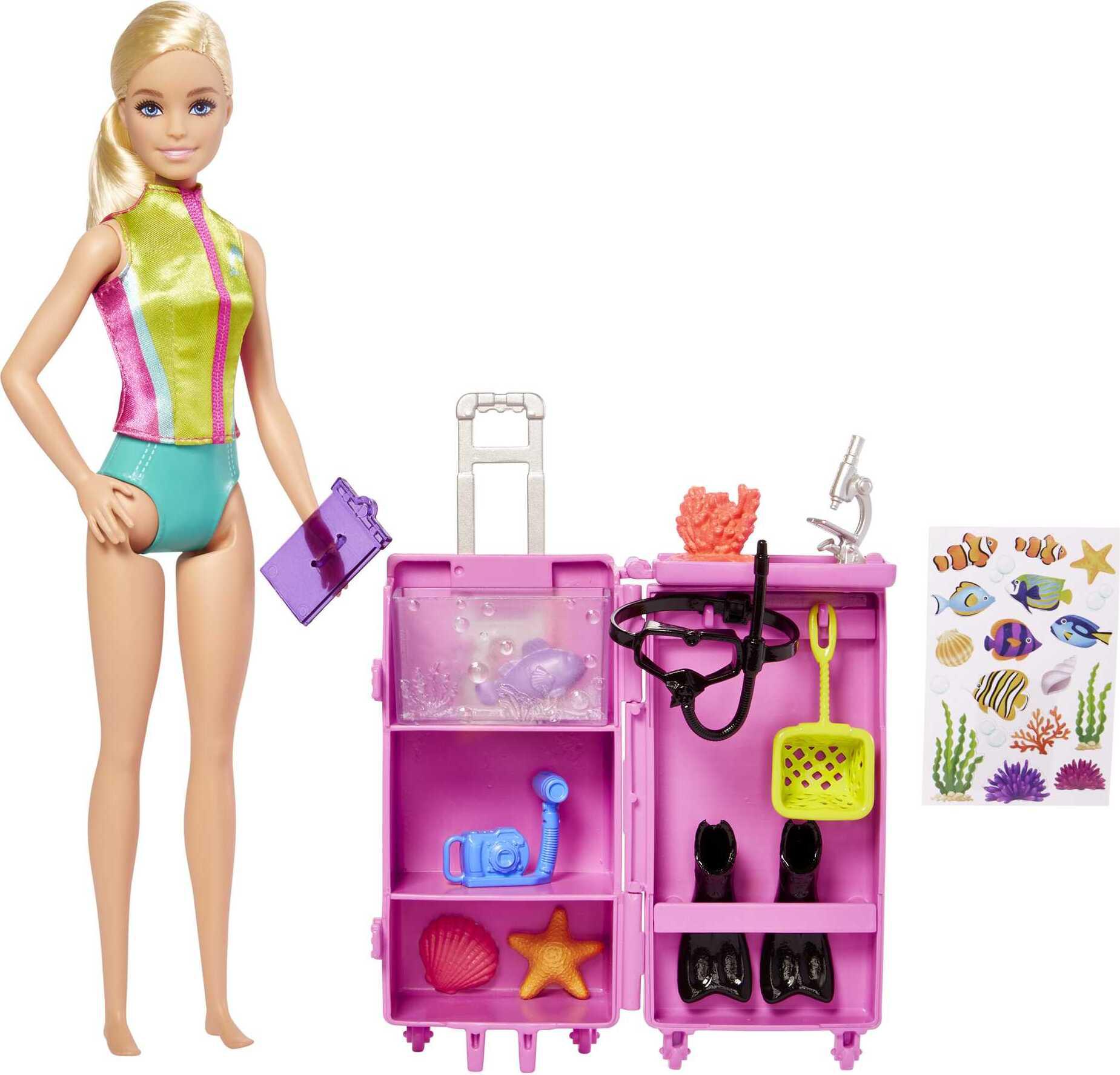 Barbie Biologa Marina Bambola Playset Biologa Marina