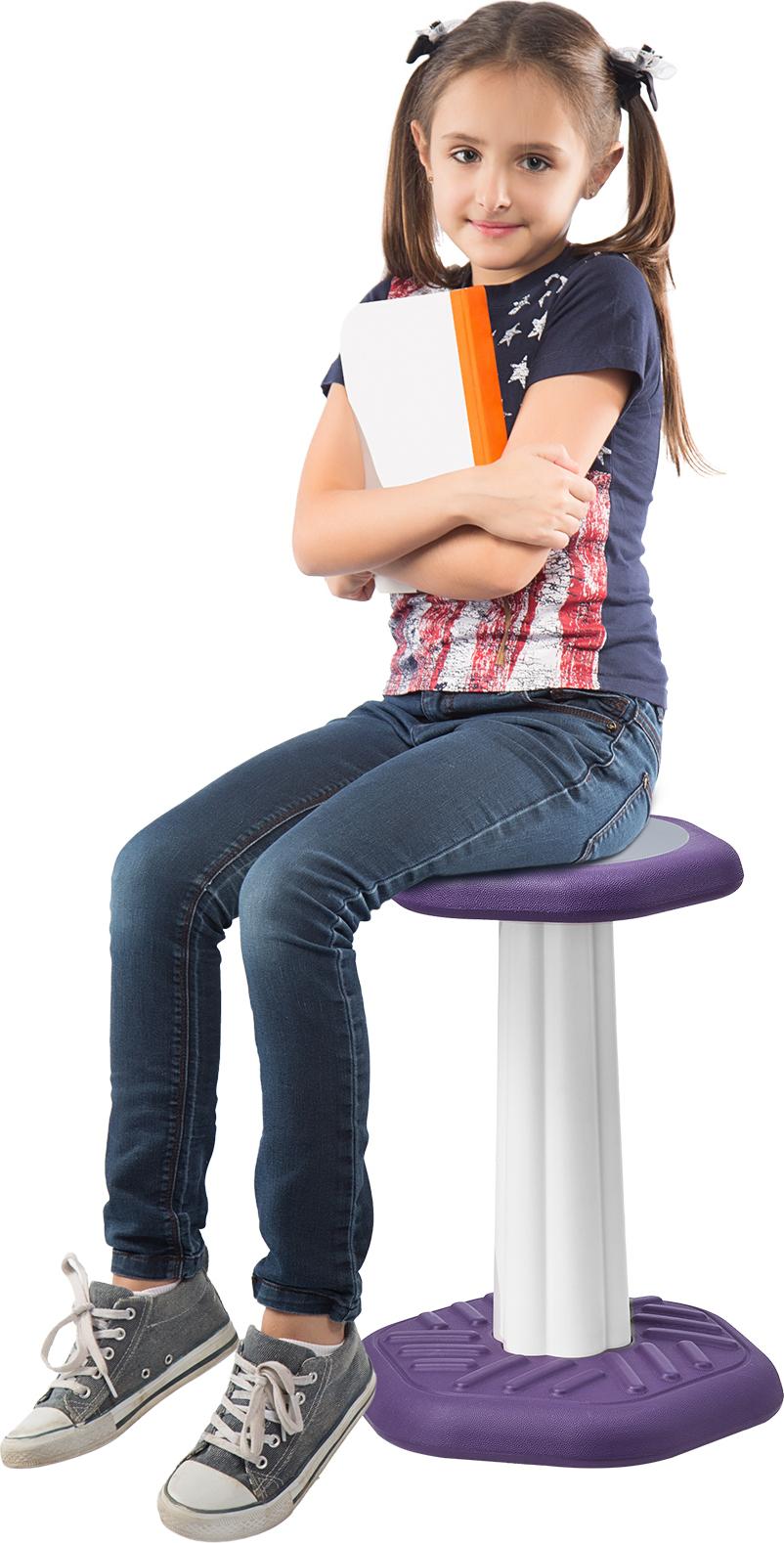 Vevor Sedia Oscillante Per Bambini Sgabello Oscillante Con Cuscino In Spugna, Sgabello Per Bambini Migliora La Concentrazione, La Postura E Tranquillizza I Bambini, Capacità Di Carico Di 70 Kg Sgabello Oscillante Realizzato In Hdpe Ideale