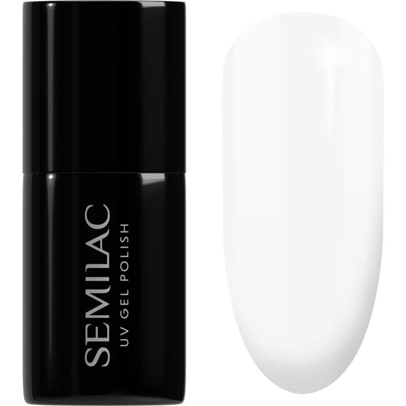 Semilac UV Hybrid Black & White Gel Nagellak Tint 001 Strong White 7 ml