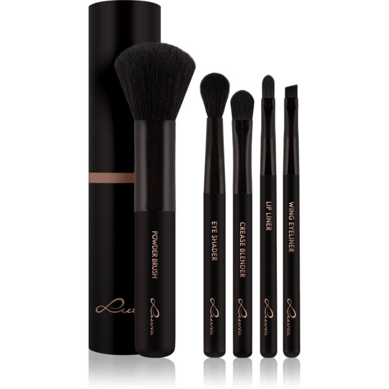Luvia Cosmetics Travel Set Espresso Penselen Set Travel