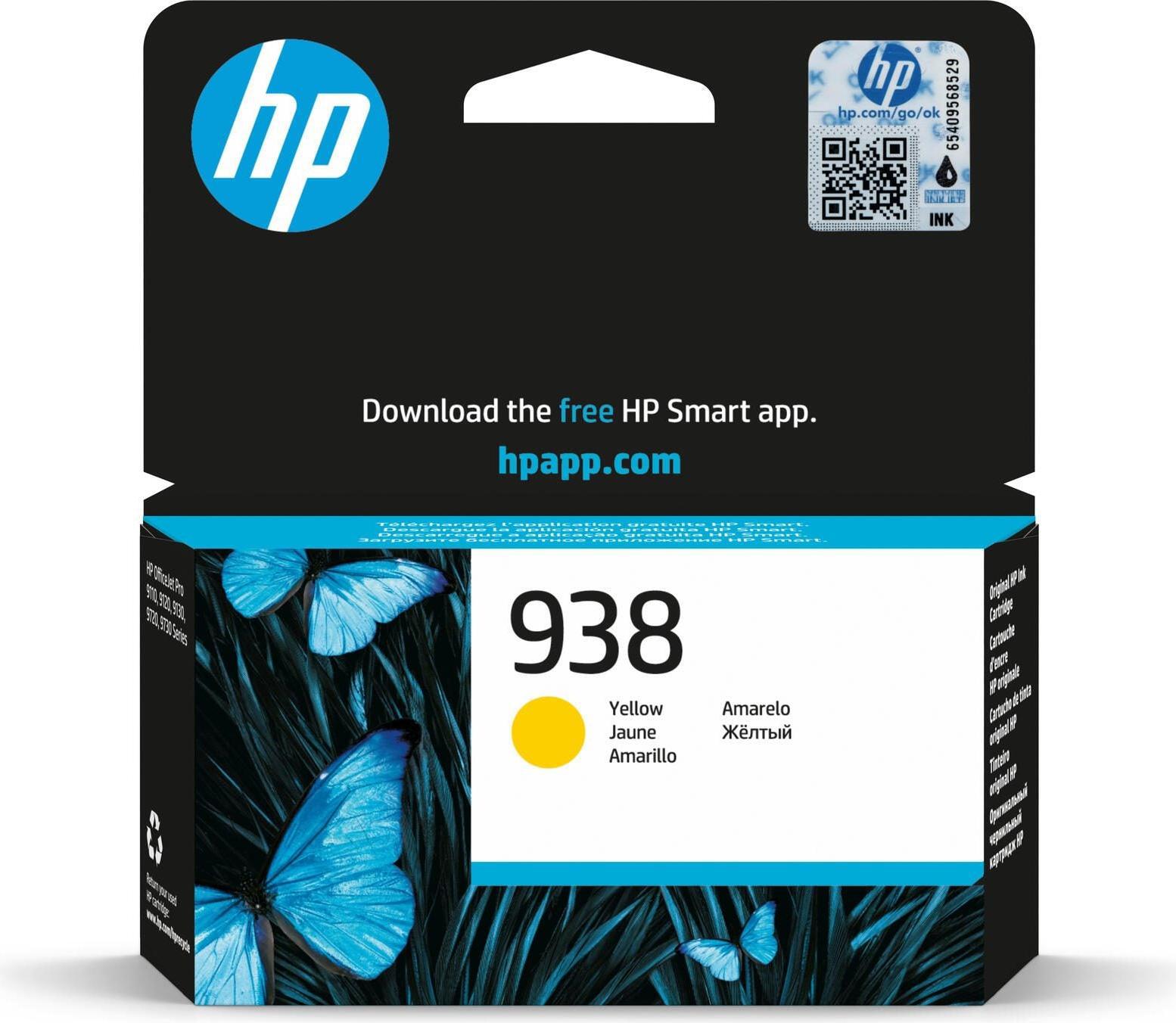 Hp 938 - Giallo - Originale - Cartuccia D'inchiostro